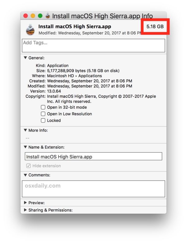 Mac Os High Sierra Download Zip